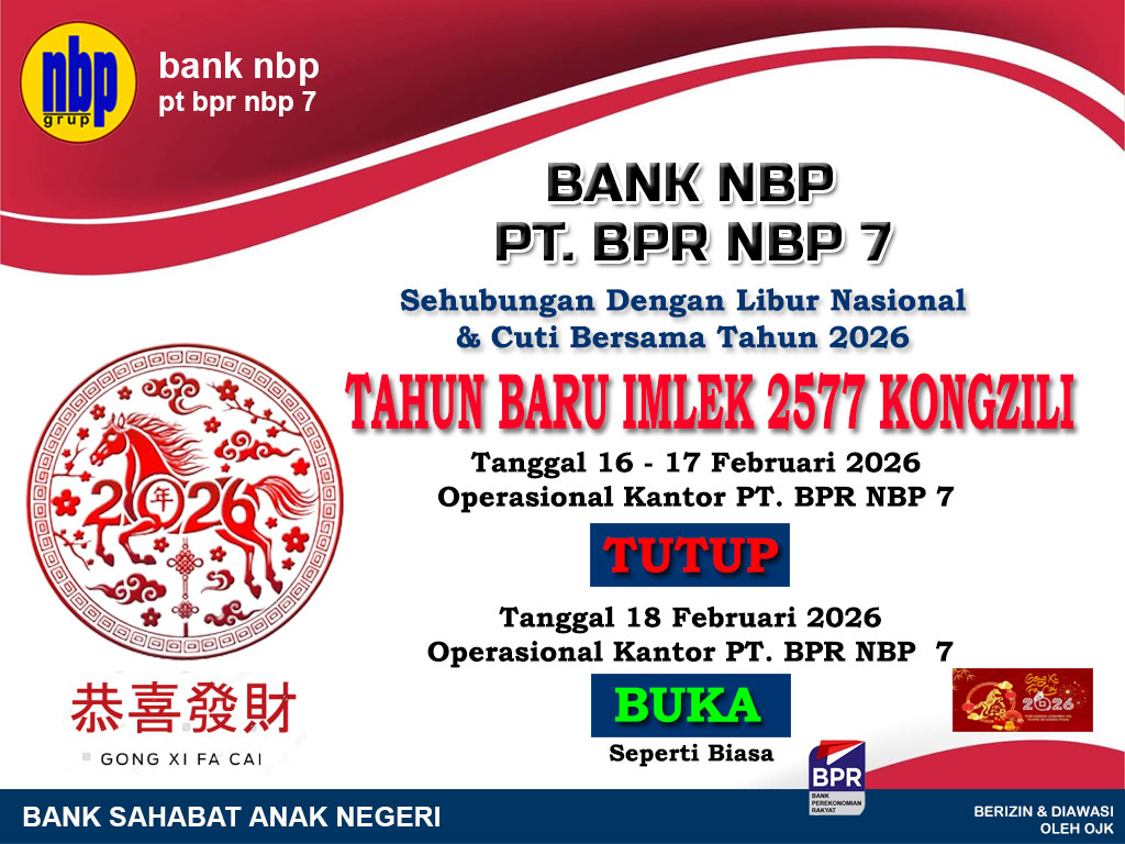 Pengumuman Tutup Kantor Tahun Baru Imlek 2577